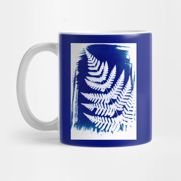 cyanotype fern by Indigoego